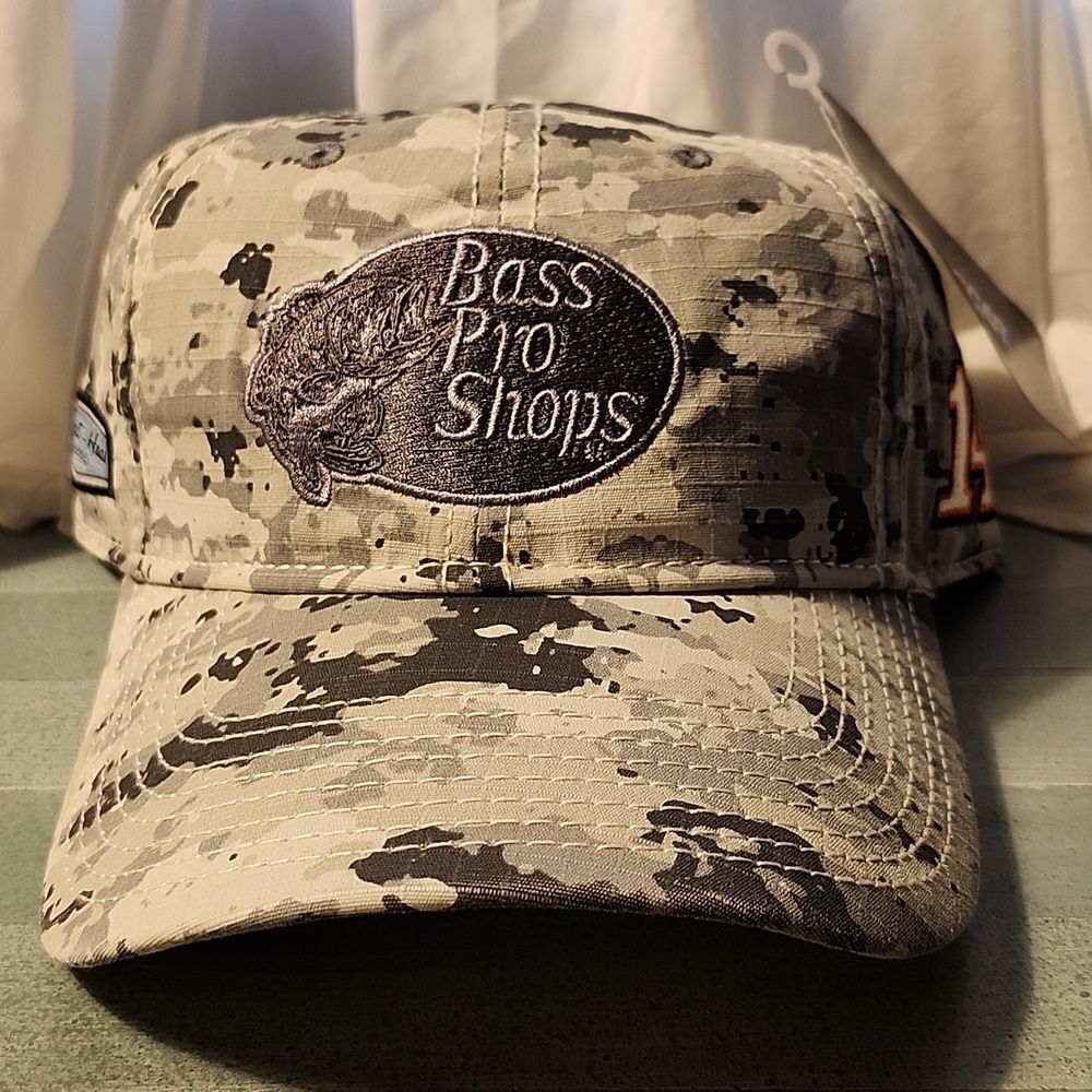 Nascar Stuart Haas Tony Stewart 14 Grey Camo Sliderback Hat - New